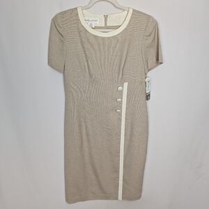 Vintage 90s Donna Ricco Linen Dress